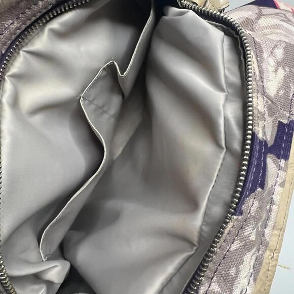 Coach Madison Maggie Navy Floral Tote Handbag M1220-23351 Pre-Owned Free Ship - Picture 4 of 10